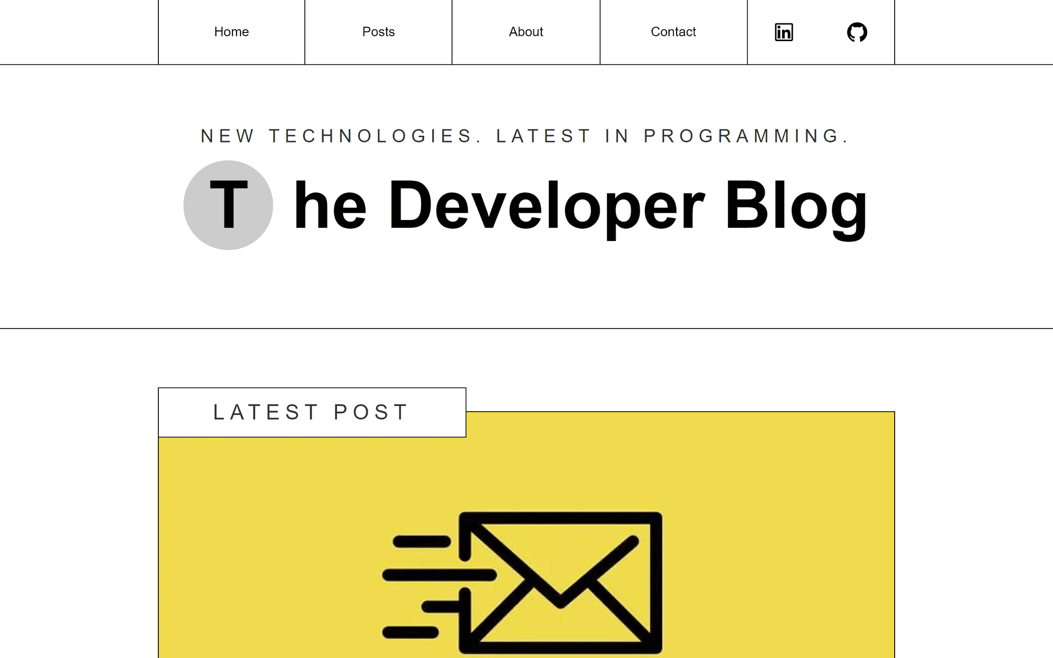 The Developer Blog